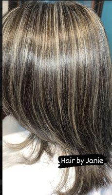 Hair by Janie call 281-822-2320 and make an appointment today!