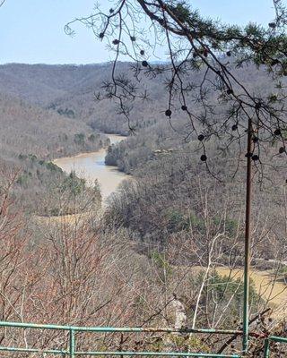 The view from the overlook