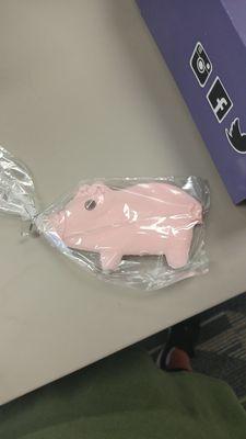 Pig cookie for my dog