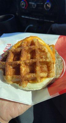 Waffle sandwich