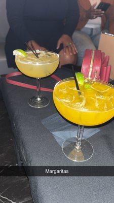 Mango and passion fruit margs