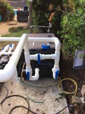 We even do pool heaters and piping!!