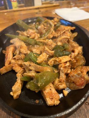 Chicken fajitas