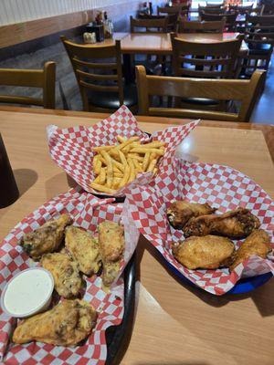 Chicken Wings and Fries