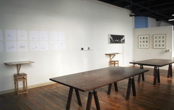 Overview of The Annex, Spudnik Press' gallery space and classroom.