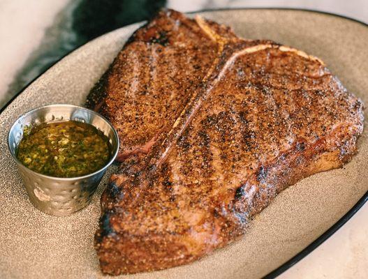 Wanderer Dry-Aged Porterhouse, 32 oz at Pacific Standard Prime steakhouse in Redondo Beach