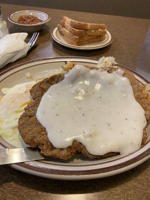 Chicken Fried Steak & 2 Eggs