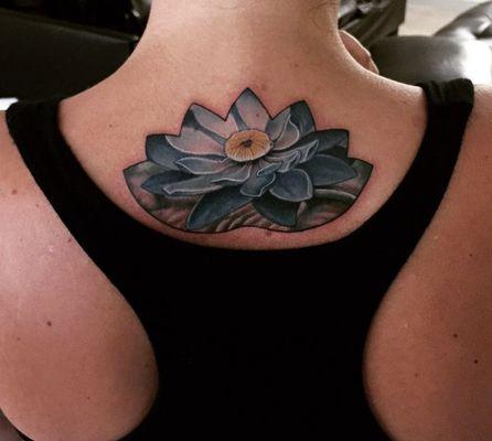 Realistic Flower Tattoo