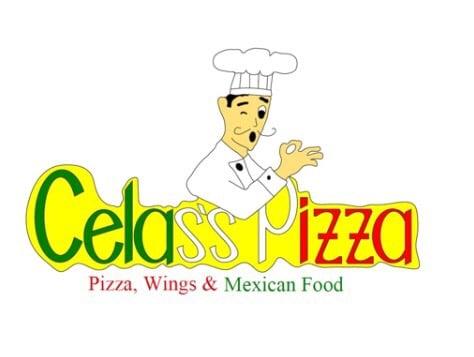 This is our Celas's pizza Logo