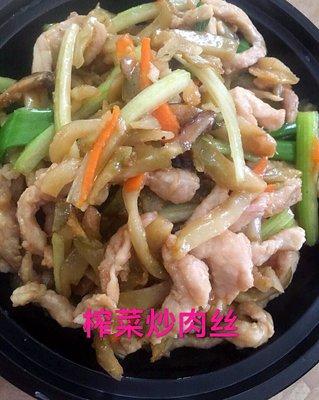 榨菜炒肉丝