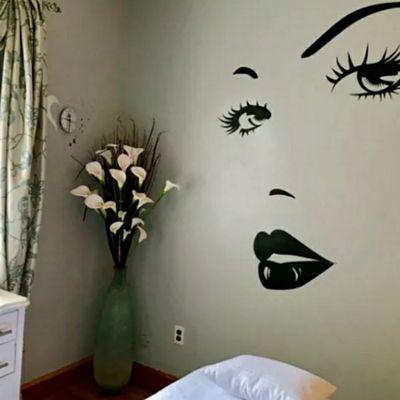 Spa and lash extension room