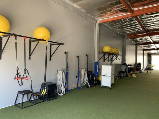 Stability Ball, TRX, Bands & Functional Area