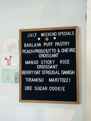 July 2024 Specials