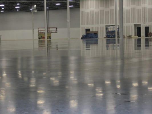 Polished Concrete Floors - Polished concrete floors are resistant to water, oil, and chemical spills...