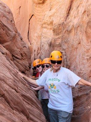 Excursions of Escalante slot canyon hike with Rick Green Judy S