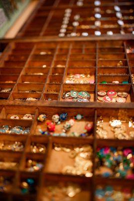 We specialize in a charm bar where you can design your own bracelet, necklace or earrings!