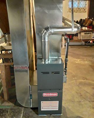 New Goodman Furnace & New Ductwork