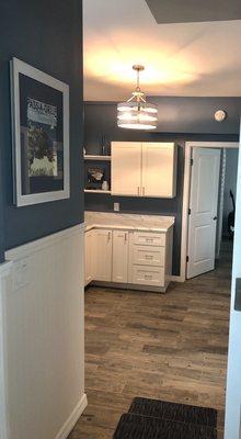 Garage to gorgeous laundry room!