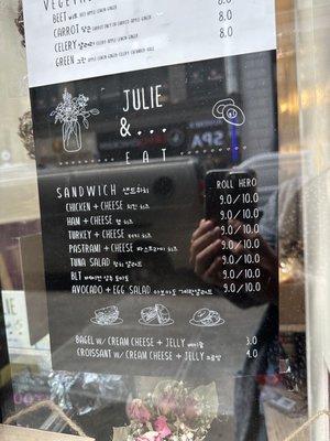 IG: eatswithnc  Sandwich Menu