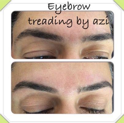 Eyebrow treading