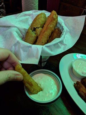 Fried pickles