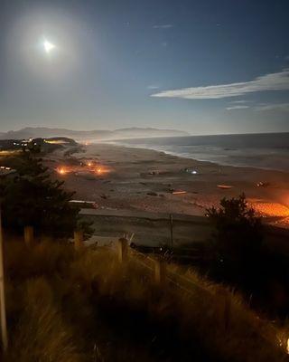 Beach at night