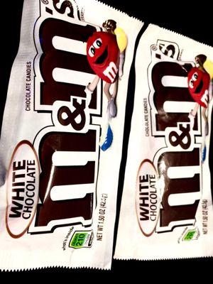 Yesss! finally! They read my mind. White Chocolate M&M's...and They're good.