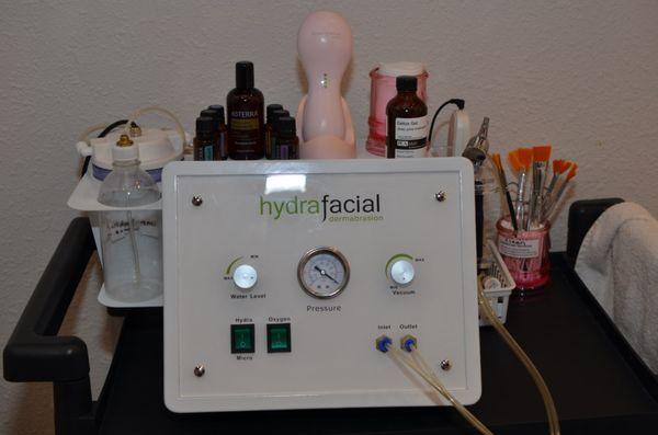 I perform several types of services like Hydra Facials and Microdermabrasions.