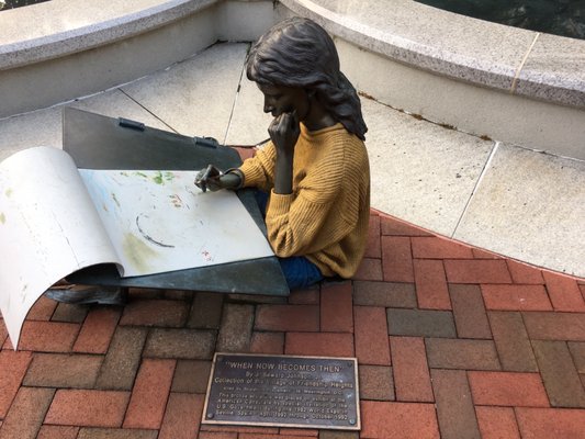 Statue of Girl at Humphrey Park