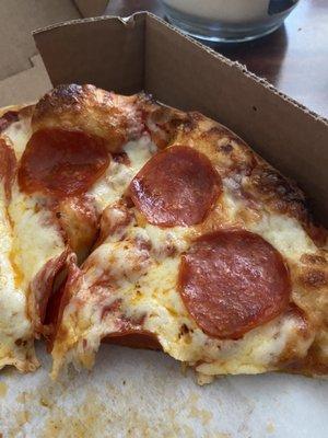 Small pepperoni pizza