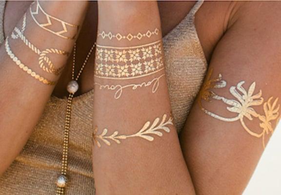 Metallic Tattoos