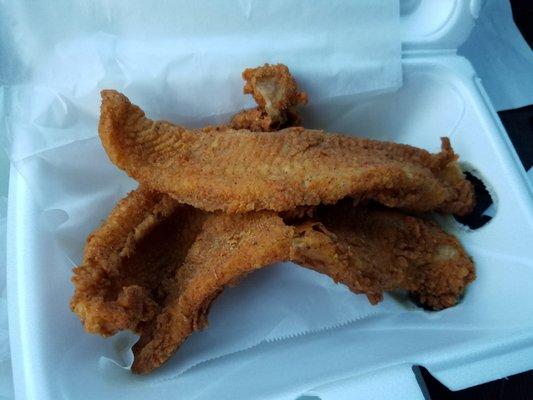 Fried catfish