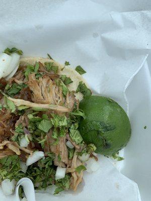 Carnitas taco