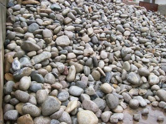 Building stones come in a variety of options. The one shown is White Cobblestone.