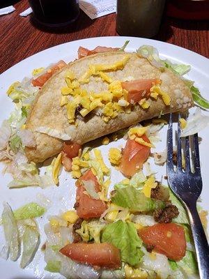 Crispy Taco plate