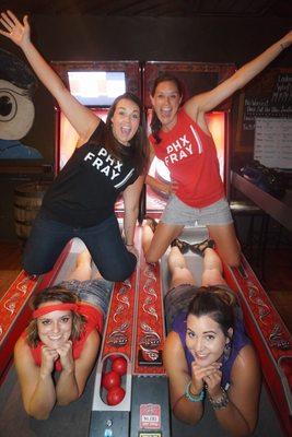 Our skeeball league!