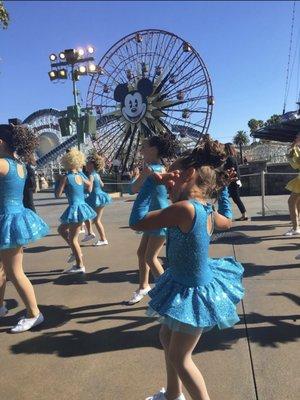 Dance the Magic Parade Performance at Disney California Adventure.