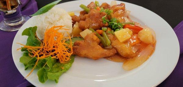 Sweet and sour chicken