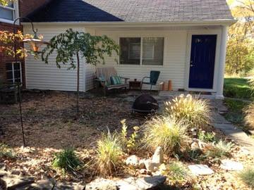 Entrance to the garden room