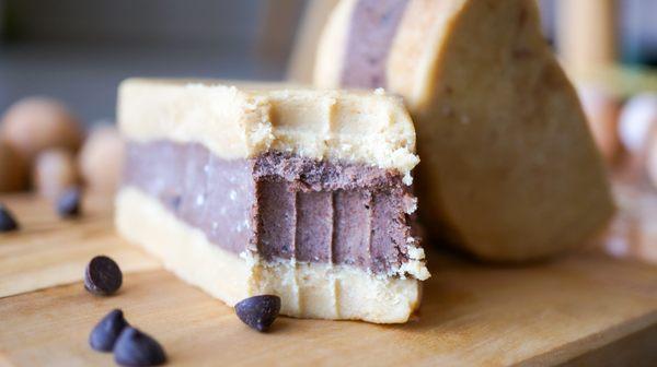 Chocolate Espresso ice cream sandwich