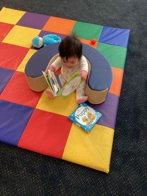 How many books have you read this week?

Probably not as many as her!!!!