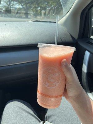 Large frozen strawberry pineapple lemonade