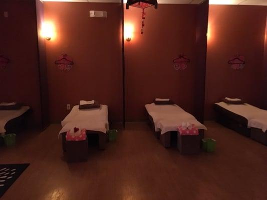 Foot massage room