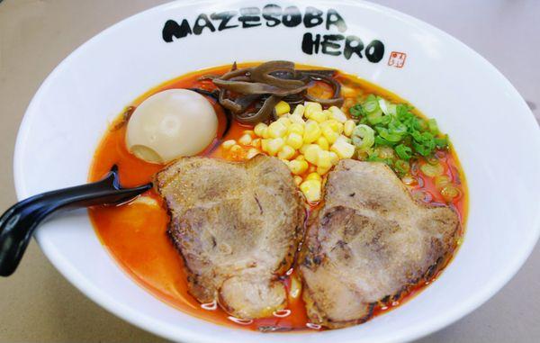 Hero's winter special: Tonkatsu Spicy Miso Ramen.