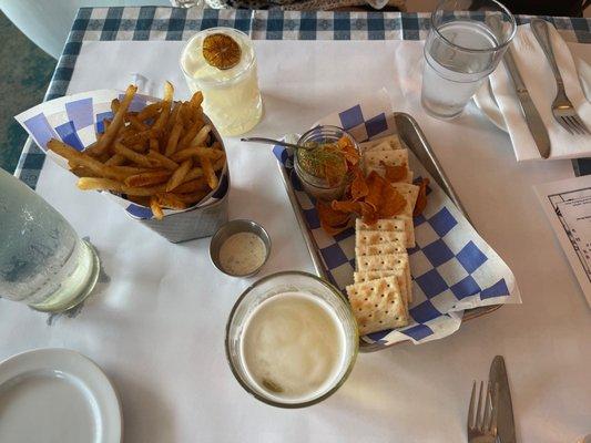 Bay Seasoned Fries and Fish dip