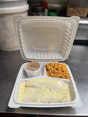 Chicken sour cream enchiladas!!