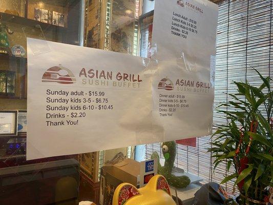 Asian Grill Sushi Buffet