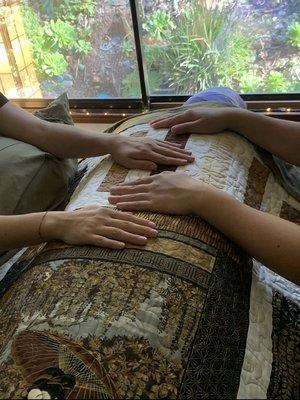 Traditional Japanese hands-on healing art of Jikiden Reiki - experience improved general well-being after just one energy healing session!