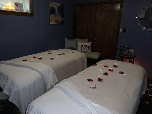 Valentines Couple Massage