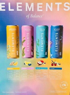 Elements of Balance-Now Available at Harbor Greens! Plant Based, Organic, No Sugar, Powered by Adaptogens!